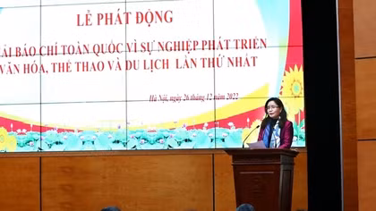 Phát động Giải Báo chí toàn quốc “Vì sự nghiệp phát triển văn hóa, thể thao và du lịch”