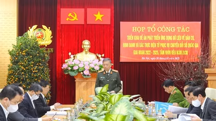 Tiếp tục triển khai Đề án Phát triển ứng dụng dữ liệu về dân cư bảo đảm tiến độ, hiệu quả