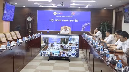 EVNNPC họp trực tuyến tìm giải pháp giảm tổn thất điện trên lưới