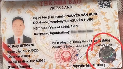 Phát hiện đối tượng mạo danh phóng viên xin xử lý vi phạm giao thông