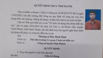 Truy tìm người liên quan hai vụ án hình sự ở Ninh Phước