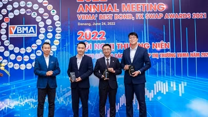 LienVietPostBank được vinh danh ở vị trí cao nhất trong giải thưởng Nhà tạo lập thị trường của VBMA năm 2021