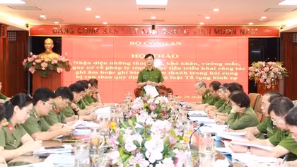 Giải quyết những khó khăn, vướng mắc ghi âm, ghi hình có âm thanh trong hỏi cung bị can