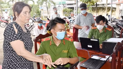 Công an Bạc Liêu với mục tiêu kích hoạt 850.000 tài khoản định danh điện tử