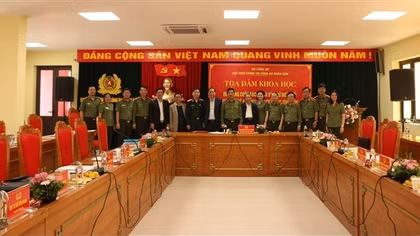 Tọa đàm khoa học về Đề cương cuốn sách “Văn hóa giữ nước với sự nghiệp bảo vệ ANTT trong tình hình mới”