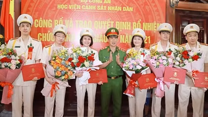 Học viện CSND trao quyết định bổ nhiệm chức danh Phó giáo sư năm 2021