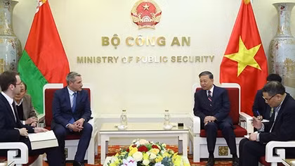 Tăng cường hợp tác giữa Bộ Công an với các cơ quan hữu quan Belarus