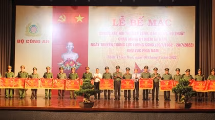 Bế mạc Chung kết Hội thi Điều lệnh, bắn súng, võ thuật CAND - Khu vực phía Nam