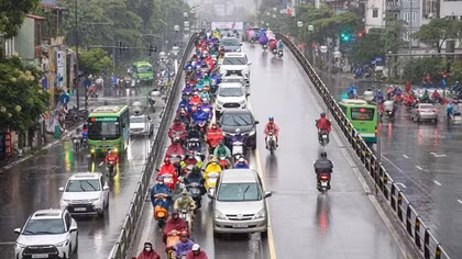 Các tỉnh thành miền Bắc mưa to đến rất to, nguy cơ xảy ra lũ quét và ngập úng