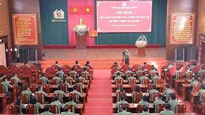 Công an Đắk Nông tổ chức tập huấn công tác bảo vệ an ninh chính trị nội bộ