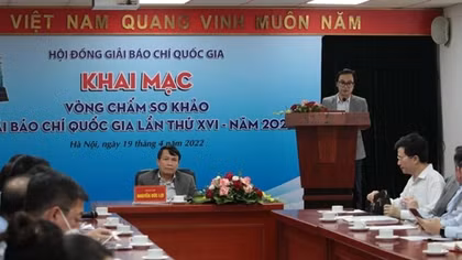 Bắt đầu chấm sơ khảo Giải báo chí Quốc gia năm 2021