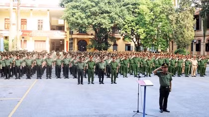 Phát động phong trào học tập gương dũng cảm của 3 liệt sĩ CAND