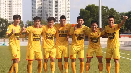 CLB CAND "vô địch" lượt đi giải Hạng Nhất Quốc gia 2022