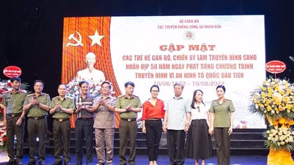Gặp mặt truyền thống nhân 50 năm phát sóng truyền hình Vì ANTQ