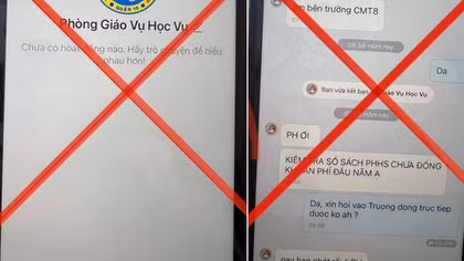 Công an TP Hồ Chí Minh cảnh báo phụ huynh học sinh về tin nhắn lừa đảo