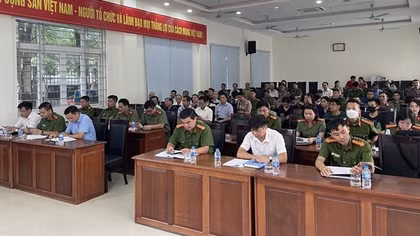 Chuyển hoá địa bàn từ mô hình “Giao ban công tác an ninh định kỳ tại các tổ dân phố, khu dân cư”