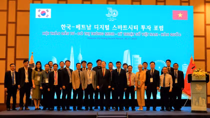 Tăng cường hợp tác đầu tư, đô thị thông minh Việt Nam-Hàn Quốc
