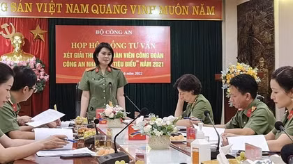 Đề xuất 20 cá nhân "Đoàn viên Công đoàn CAND tiêu biểu" năm 2021