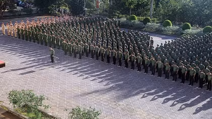 Công an các địa phương sôi nổi hoạt động ngày đầu năm mới