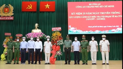 Cảnh sát phòng chống tội phạm về ma túy Công an TP Hồ Chí Minh lập nhiều chiến công xuất sắc