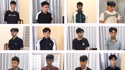 Khởi tố 15 đối tượng gây rối trật tự công cộng ở Trà Vinh