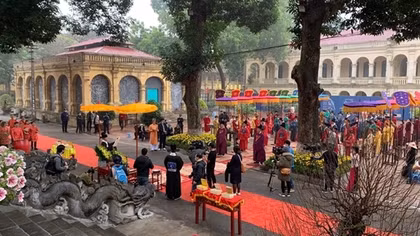 “Tiến lịch đón xuân sang” tại Hoàng thành Thăng Long