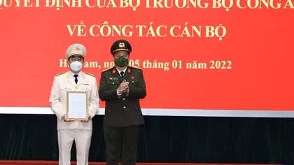 Bổ nhiệm Phó Giám đốc Công an tỉnh Hà Nam