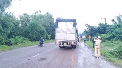 Ba mẹ con bị xe tải chạy lùi tông tử vong
