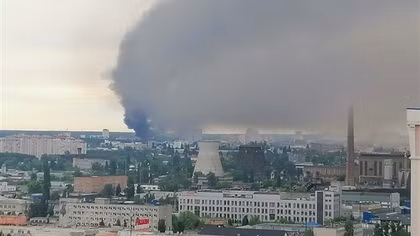 Xuất hiện hàng loạt vụ nổ lớn rung chuyển Kiev