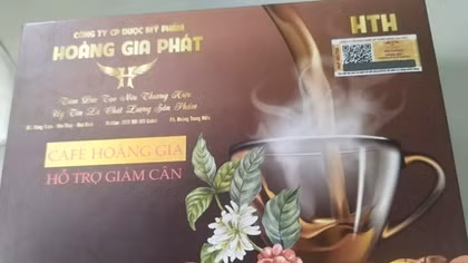 Cà phê giảm cân Hoàng Gia gây co giật, hôn mê bị thu hồi
