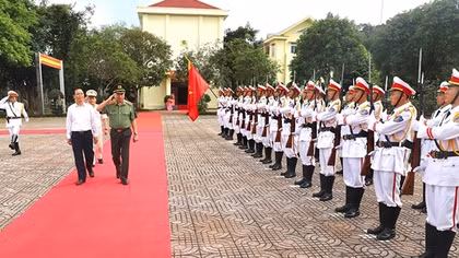 Bộ trưởng Tô Lâm biểu dương những kết quả nổi bật của Công an tỉnh Đắk Nông
