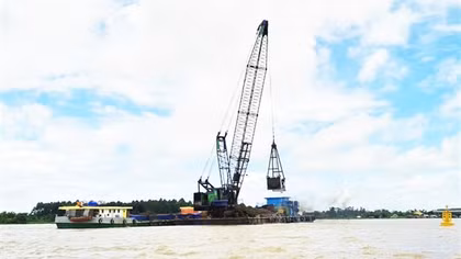 Hủy kết quả vụ trúng đấu giá mỏ cát 2.118 tỷ đồng ở An Giang