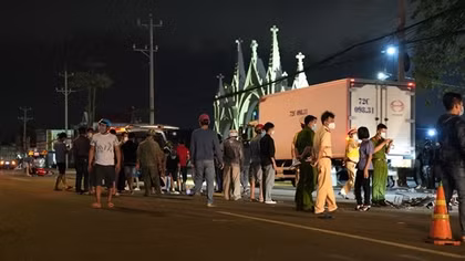 Va chạm giữa xe mô tô và xe đạp điện, một người tử vong tại chỗ