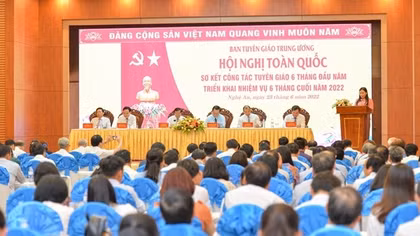 Nâng cao chất lượng, hiệu quả công tác, khẳng định vai trò, vị thế ngành Tuyên giáo