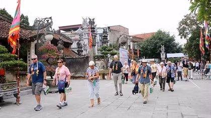 Phú Thọ đón đoàn khách du lịch quốc tế bằng đường thủy