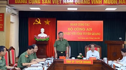 Bảo đảm tốt ANTT, phục vụ đắc lực nhiệm vụ xây dựng và phát triển Tuyên Quang