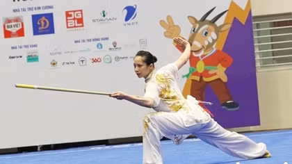 Dương Thúy Vi giành Huy chương Vàng thứ hai môn Wushu