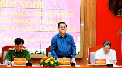 Ban Chỉ đạo Trung ương kiểm tra công tác phòng, chống tham nhũng tại Khánh Hòa