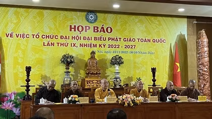Trên 1.000 đại biểu dự Đại hội đại biểu Phật giáo toàn quốc lần thứ 9