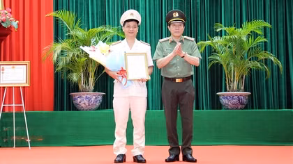 Công an tỉnh An Giang có tân Phó Giám đốc