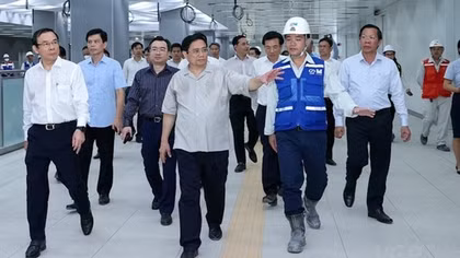 Thủ tướng khảo sát 2 dự án giao thông trọng điểm tại TP Hồ Chí Minh