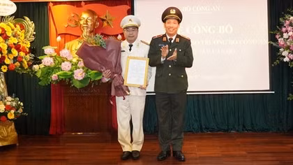 Công bố quyết định của Bộ trưởng Bộ Công an tại Cơ quan UBKT Đảng ủy Công an Trung ương