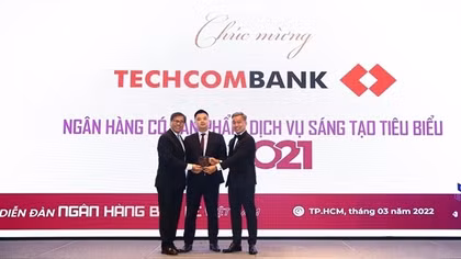 Ứng dụng Techcombank Mobile được vinh danh “Sản phẩm dịch vụ sáng tạo tiêu biểu”