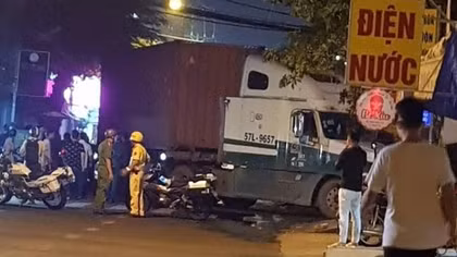 Trưởng Công an phường gặp nạn trên đường đến trụ sở