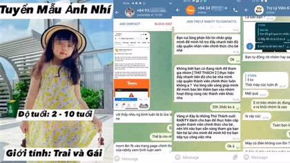 Cảnh giác thủ đoạn lừa đảo tuyển người mẫu nhí