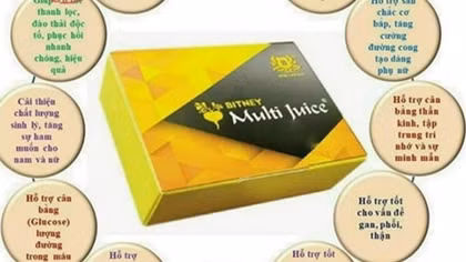 Cảnh báo hoạt động kinh doanh đa cấp trái phép liên quan đến sản phẩm MULTI JUICE và LUCENTA