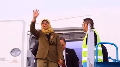 Tổng thống Singapore Halimah Yacob bắt đầu thăm cấp Nhà nước Việt Nam