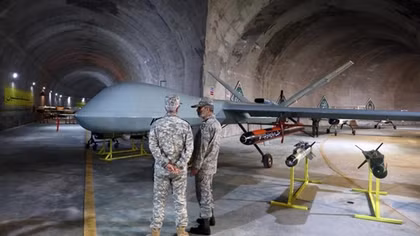 Iran khoe siêu căn cứ UAV ngầm