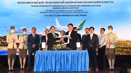 Gần 30 chuyến bay Bamboo Airways sẽ đưa khách Hàn Quốc đến FLC Quy Nhơn