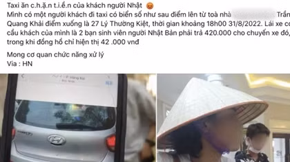 Điều tra làm rõ lái xe taxi bị tố “chặt chém” khách du lịch